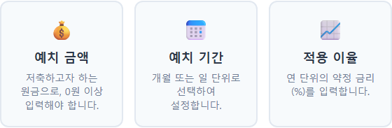 예치금액