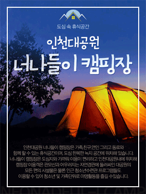 인천대공원 캠핑장 포스터 이미지
출처: 인천대공원 홈페이지