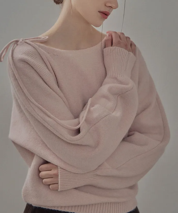 화려한 날들(29회) 임영주 오수정 트위 핑크 어깨 리본 니트 옷 정보