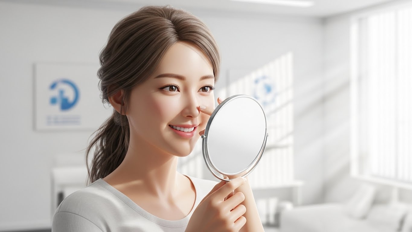 미간부종, 코성형재수술시기, 코성형안경