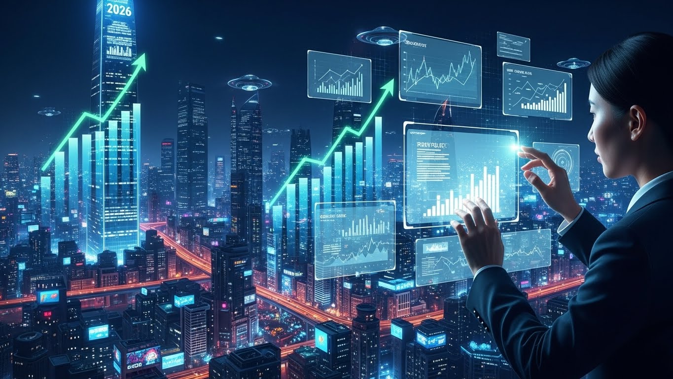 2026년 상승하는 전세 시장과 정책 변화를 분석하는 사람