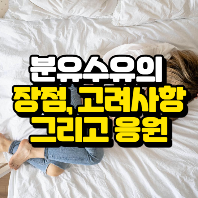 분유수유의 장점, 고려사항 그리고 응원