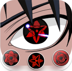 Sharingan Eyes Camera Anime, 만화경 사륜안 효과로 애니메이션 눈 만들기
