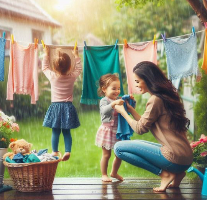 비오는 날 빨래 쉰 냄새 제거 방법 습한 날 장마철 꿉꿉한냄새