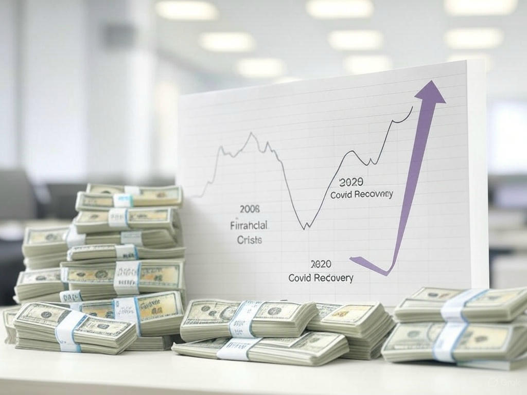 주가차트를 의미하는 이미지