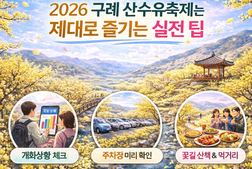 2026 구례 산수유축제 총정리