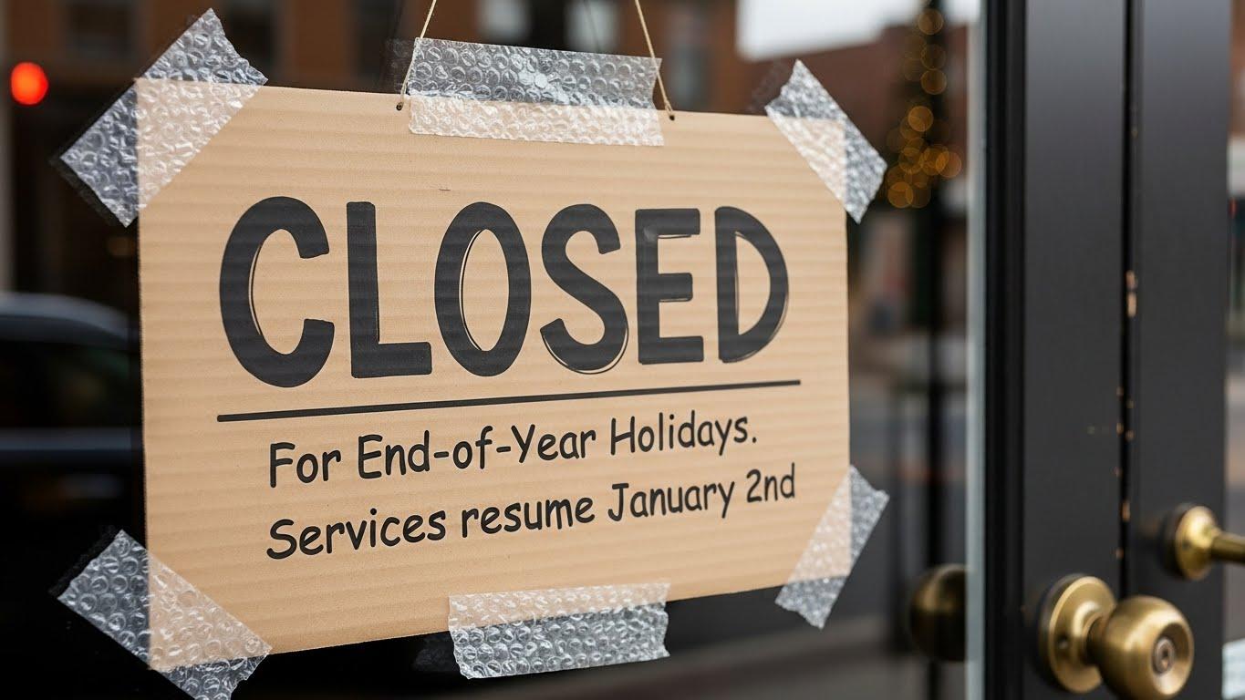 연말 택배 휴무