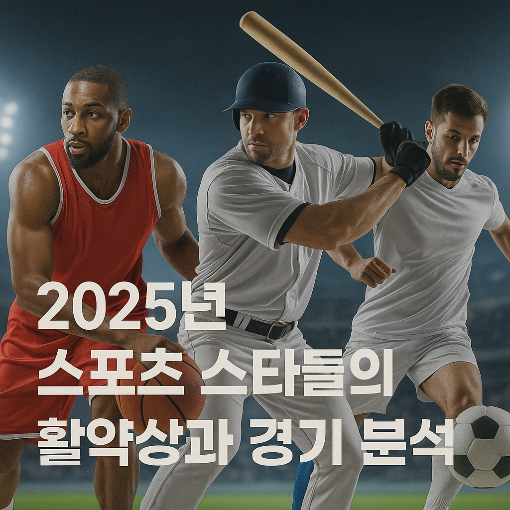 2025년 스포츠 스타들의 활약상과 경기 분석 (상반기 종합 리뷰)