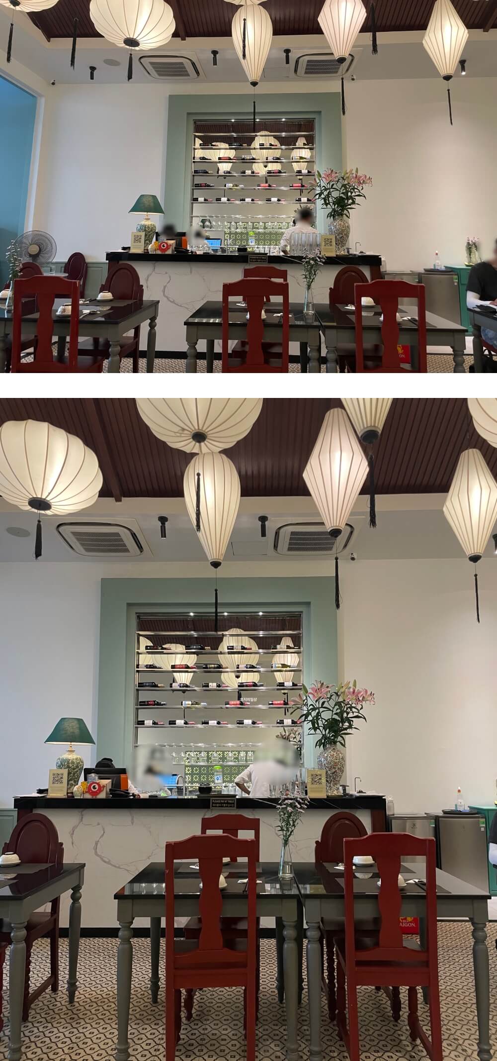 나트랑 베트남 가정식 시내 맛집 마담프엉 - 매장 좌석