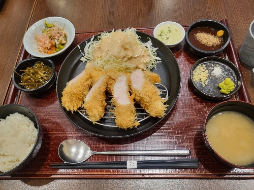 정돈, 치킨가스