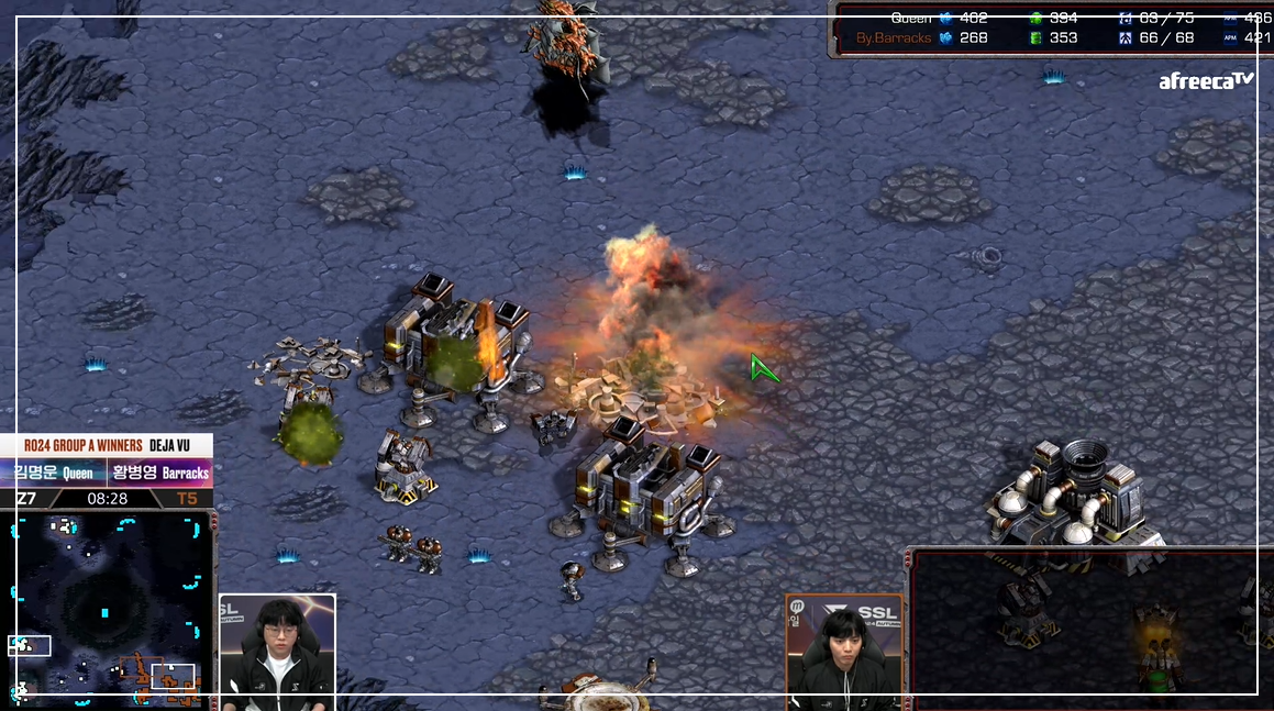 SSL 24강 A조 승자전 뮤탈견제1