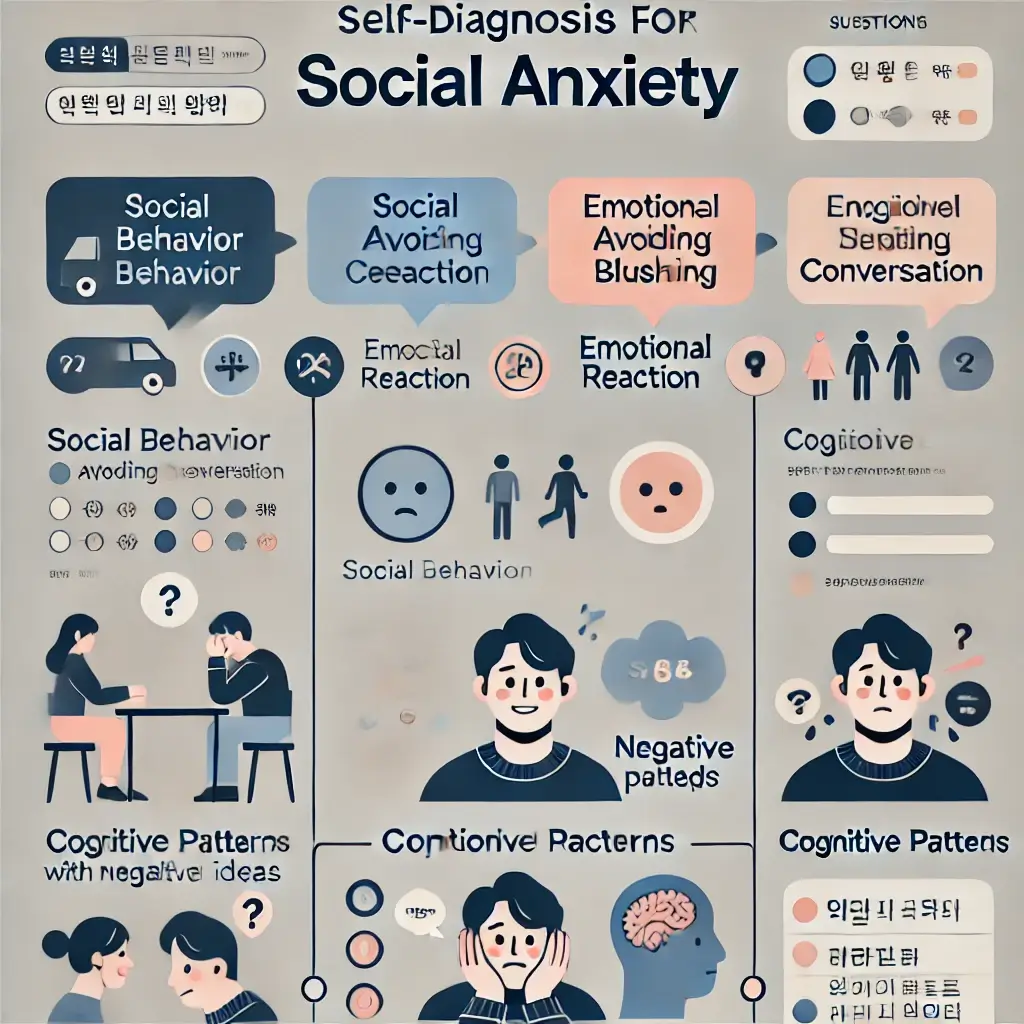 대인기피증의 자가진단 테스트