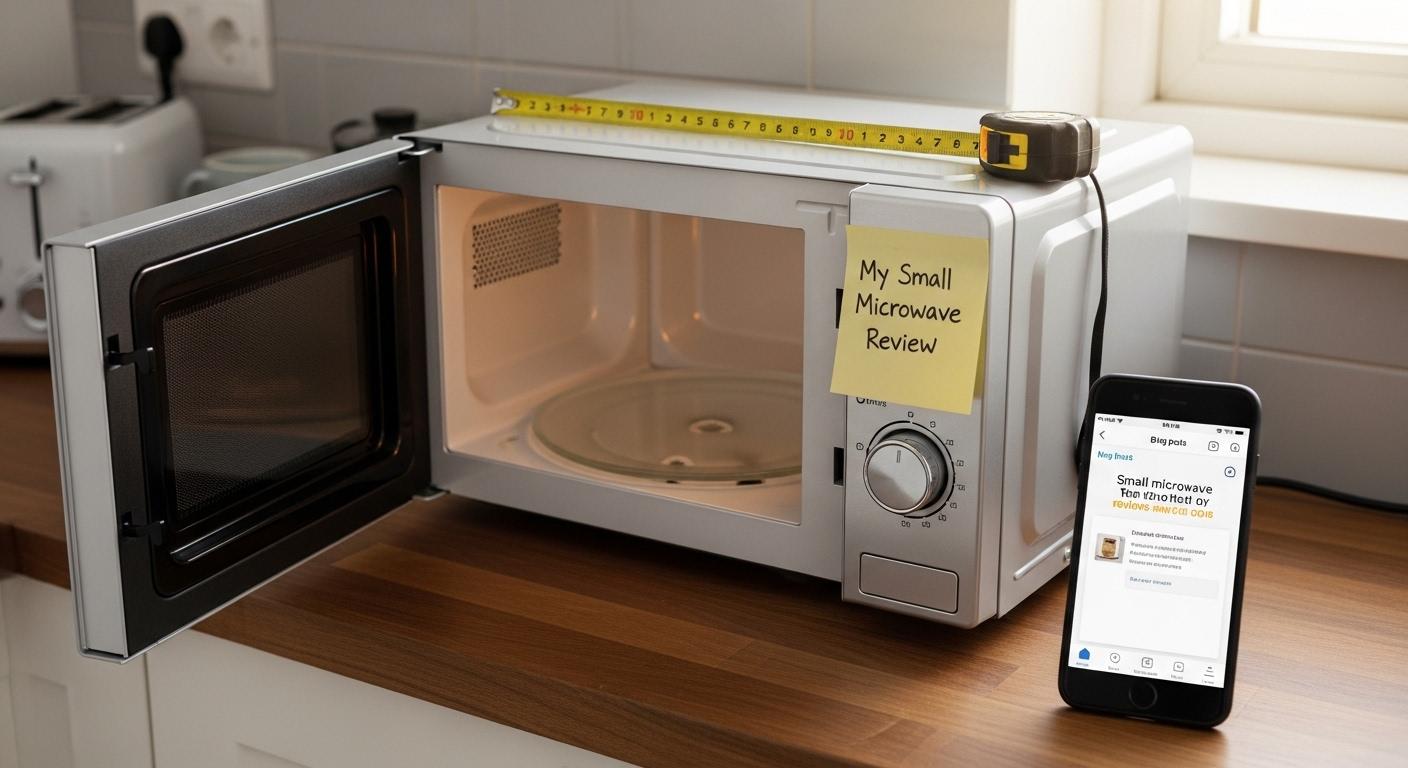 공간 부족 소형 전자레인지 내돈내산 후기