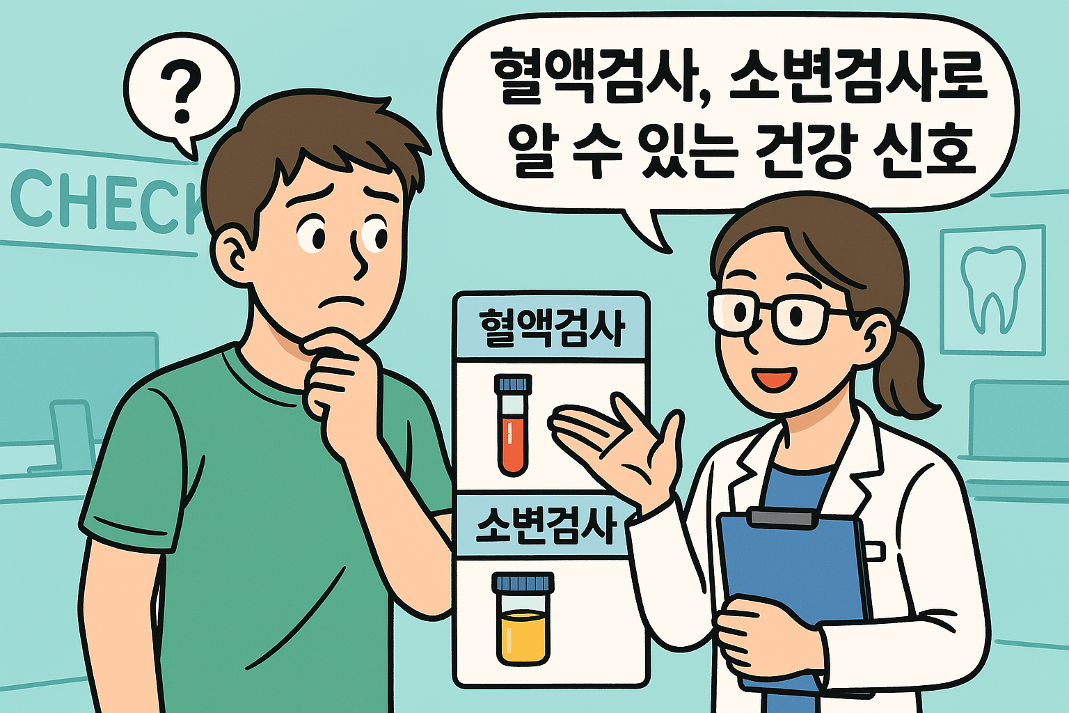 혈액검사, 소변검사로 알 수 있는 건강 신호