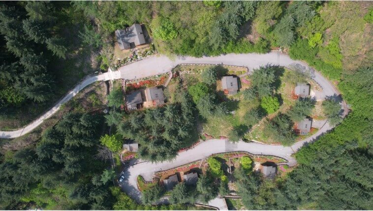 칼뵹산자연휴양림의 여름사진1