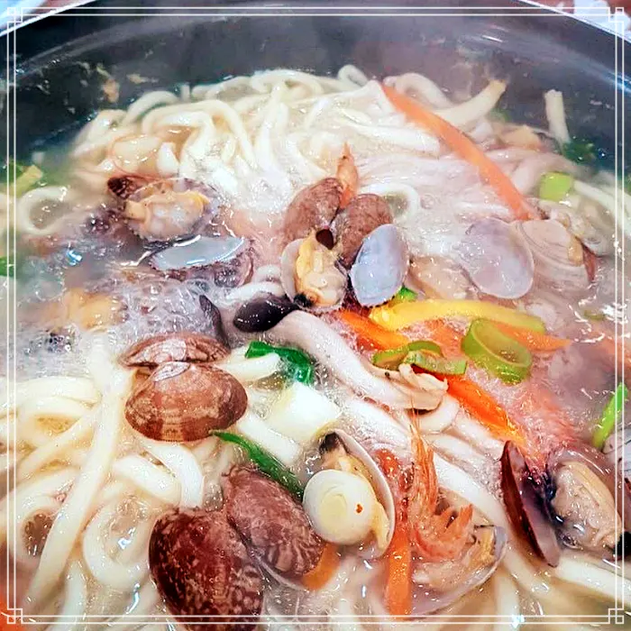 인천 서구, 원당 맛집 자가제면, 수타면, 뜨끈한 바지락 해물 칼국수, 팥칼국수