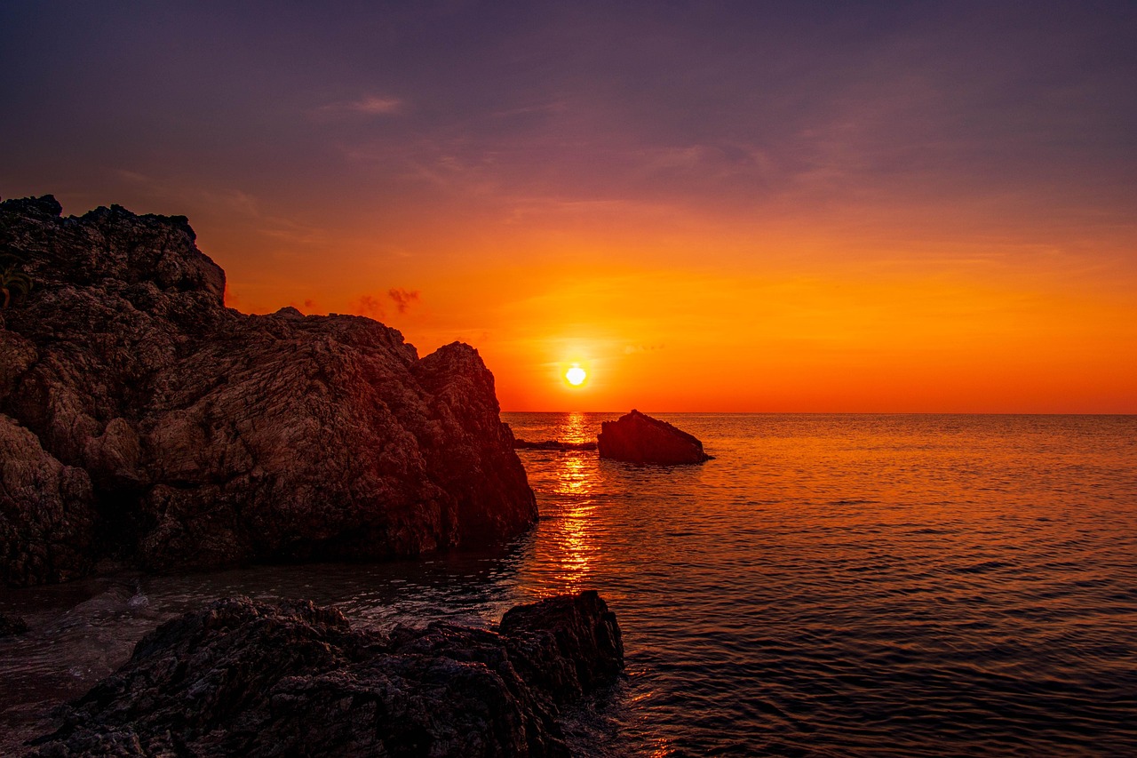 오키나와 여행 관련 일몰 사진