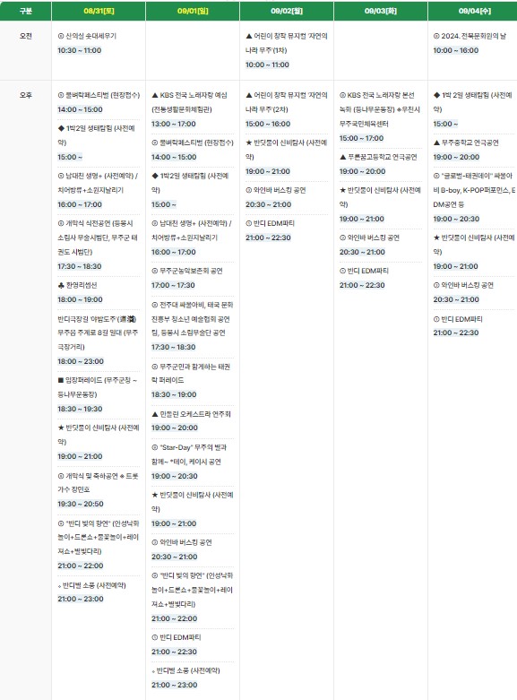 무주 반딧불축제
