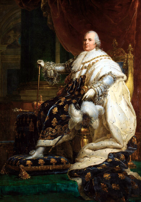 프랑스 부르봉왕조 루이18세 초상화