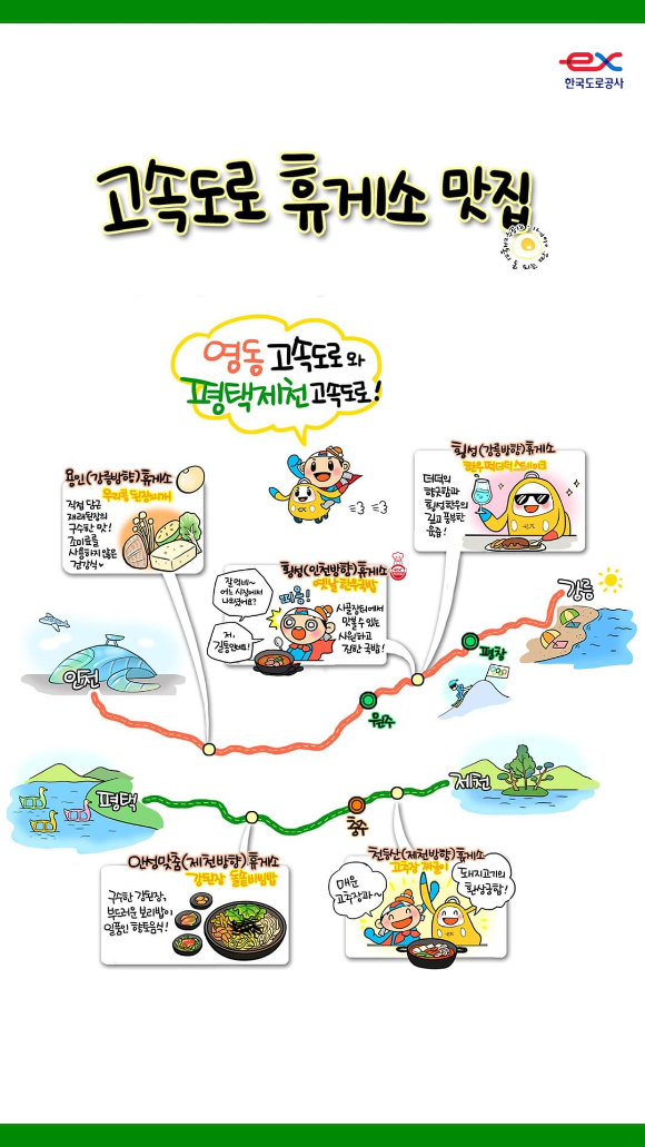 고속도로 휴게소 맛집
