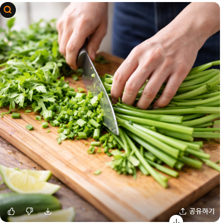 미나리 녹즙 먹고 입에서 시궁창 냄새 나는 이유?