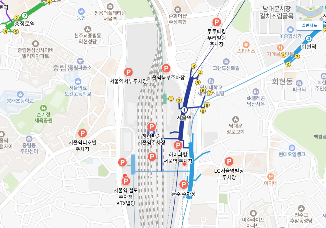 서울역 인근 주차장 꿀팁