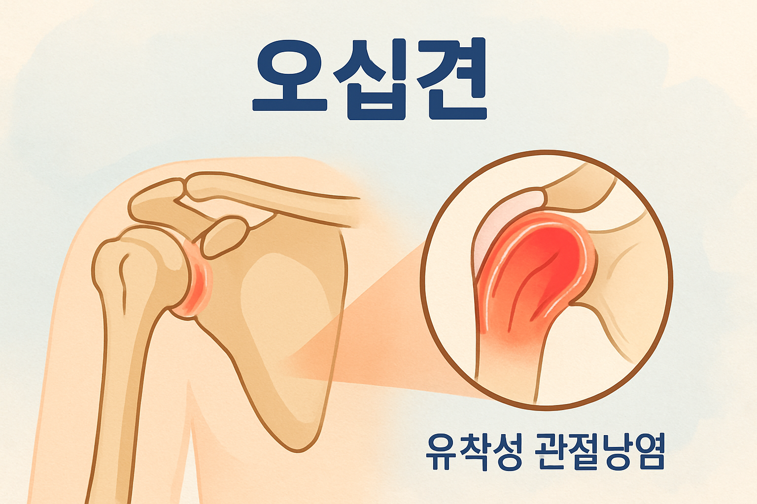 오십견에 관한 사진