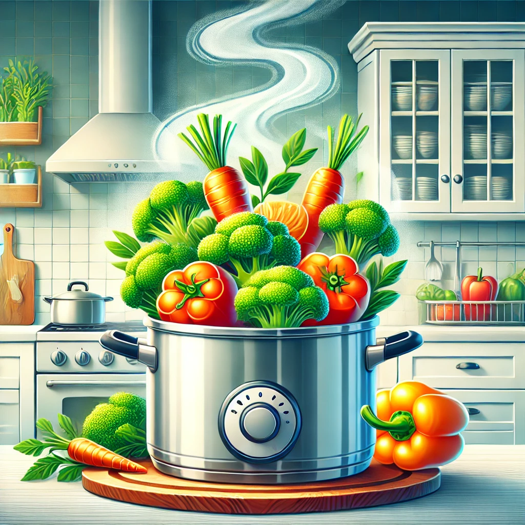 채소를 찌는 것이 비타민 손실을 줄이는 이유