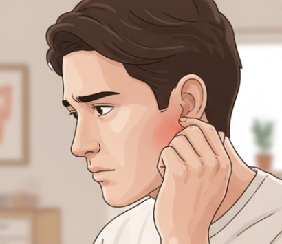 귀에서 소리나는 사람