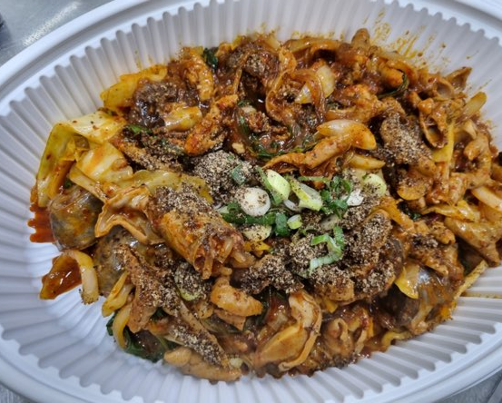 치락골 순대곱창볶음