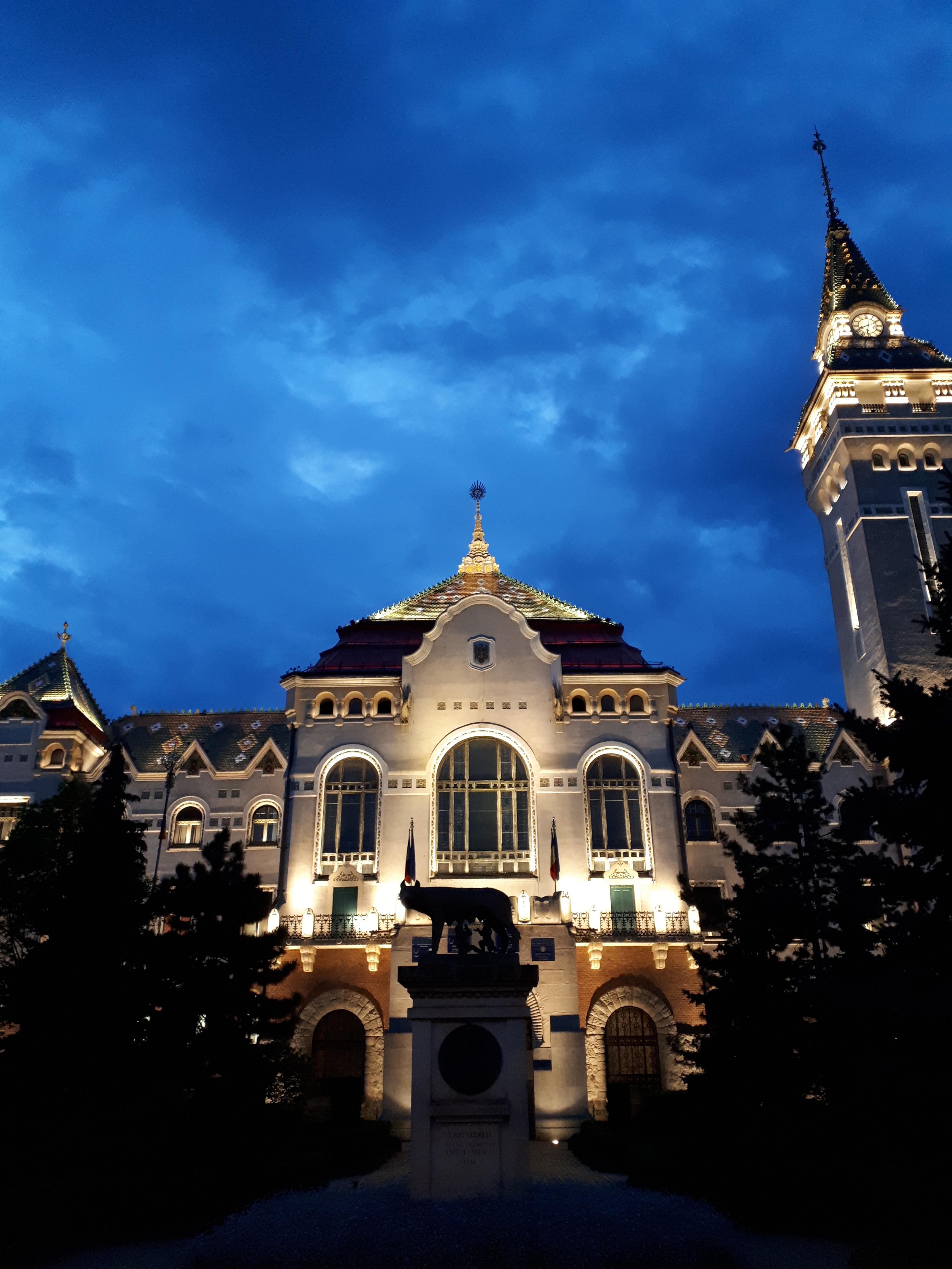 루마니아 트르구무레슈 장미 광장 교회