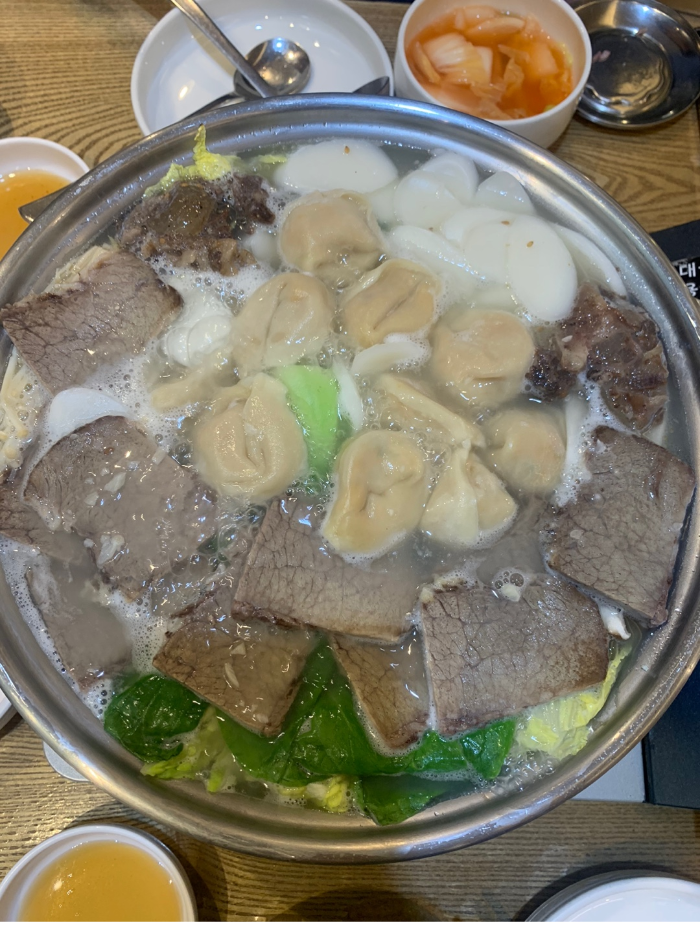 갯마을 한강로점 양지만두전골