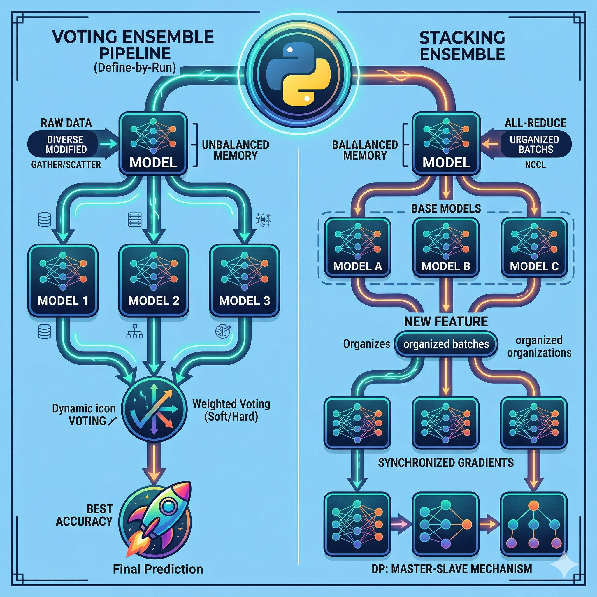 모델 앙상블 Voting vs Stacking