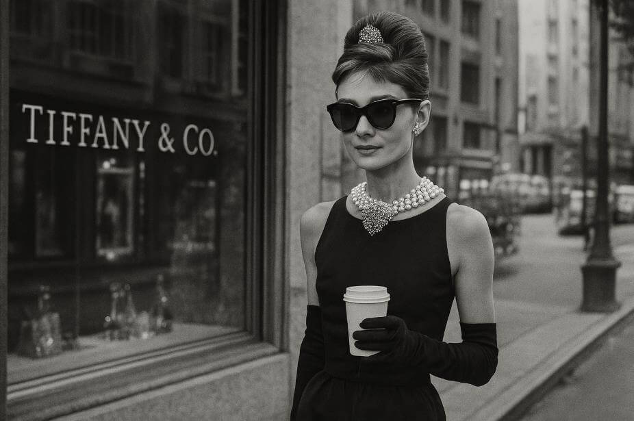 티파니에서 아침을 속 리틀 블랙드레스를 연상시키는 장면