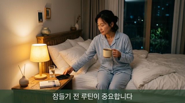 갱년기 수면 관리 이미지
