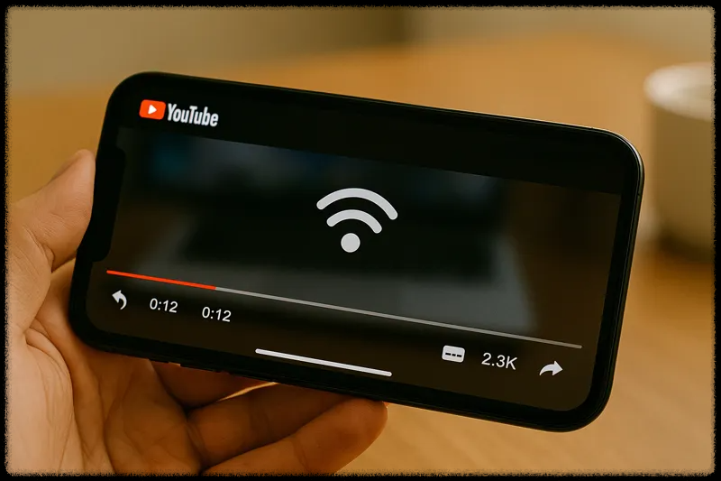 유튜브 영상 로딩 중 버퍼링 화면