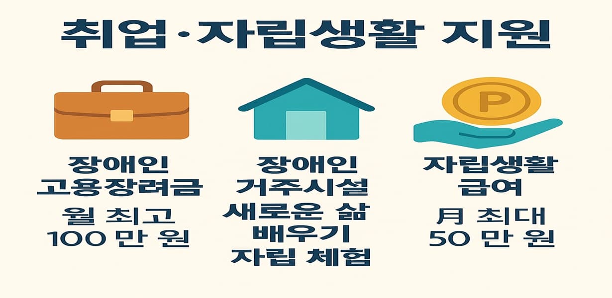 "장애인 교통비 및 통신요금 감면 제도 요약 인포그래픽, 대중교통 무료 및 이동통신 할인 정보 포함"