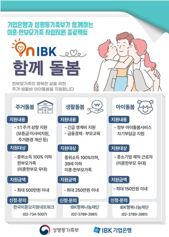 한부모가족 주거비 지원 자격 요건 및 신청 방법 총정리
