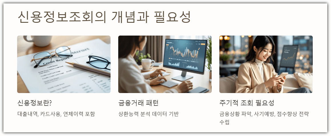 신용정보조회이 개념과 필요성