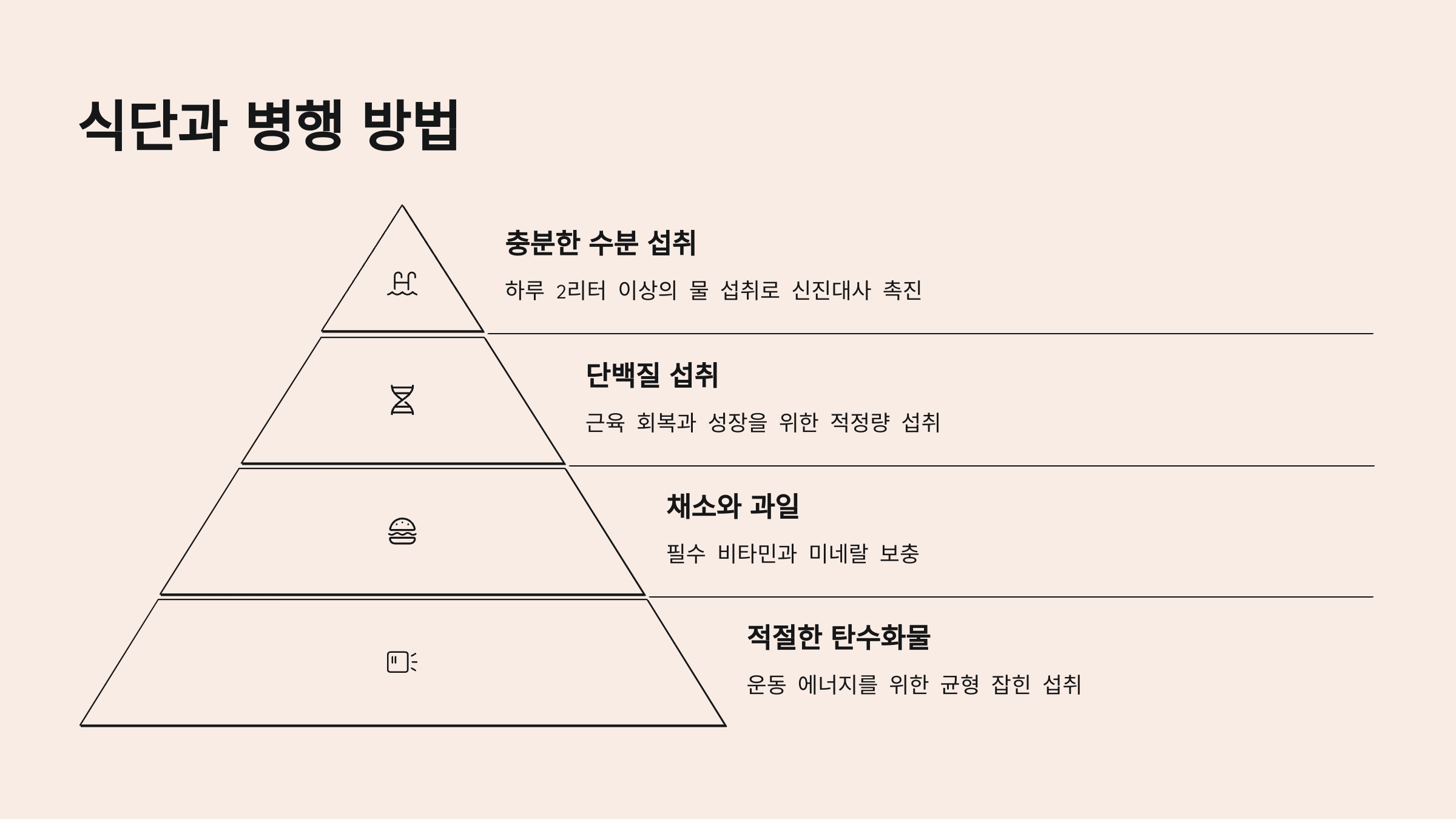 식단과 병행 방법