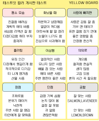 테스트잇-컬러-게시판-테스트-새로운-MBTI-매칭