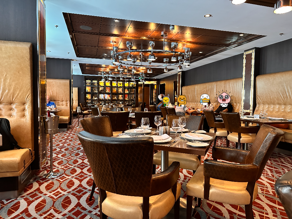 chops grilles 식당 이용하는 모습