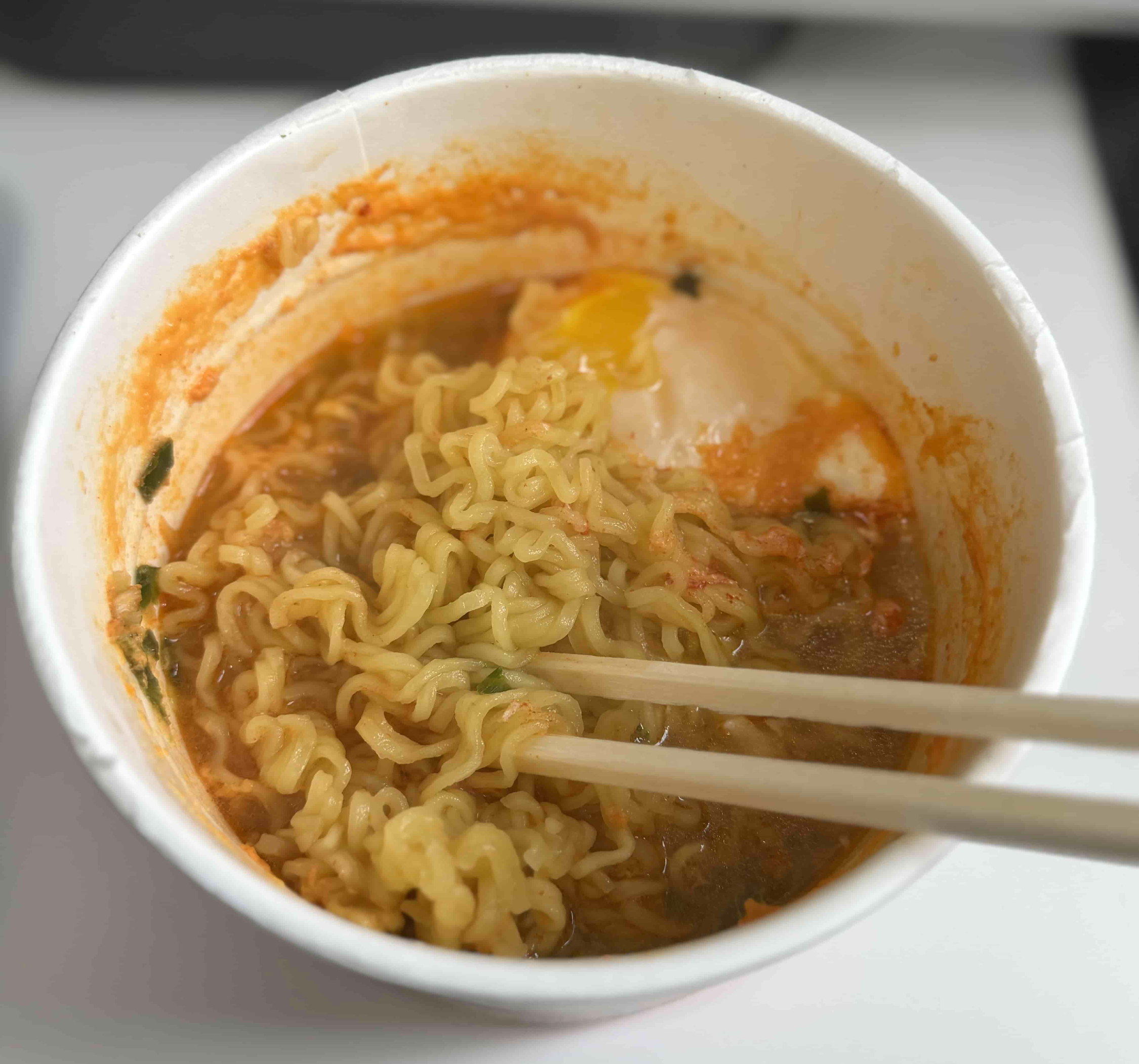 맵탱 마늘조개라면 사진