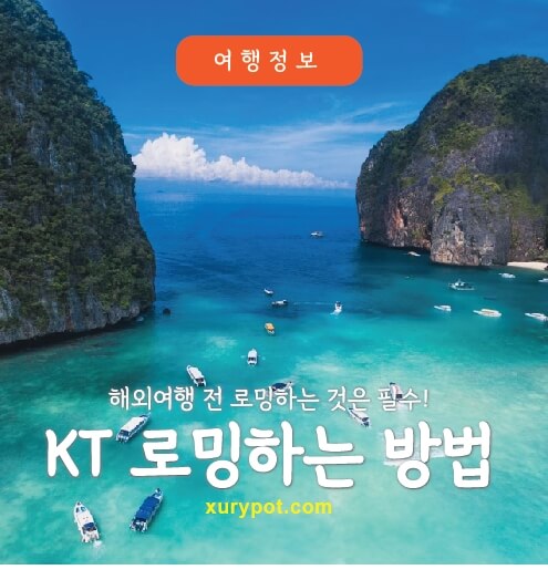 로밍신청방법
