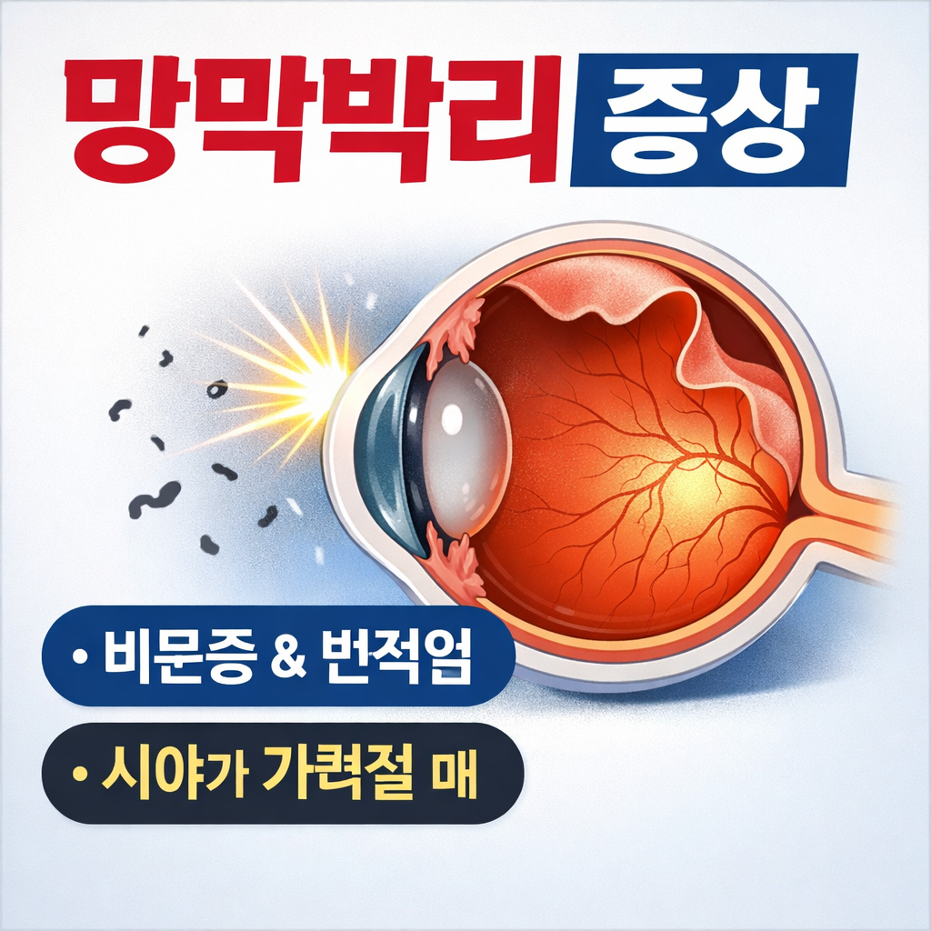 망막 박리 증상