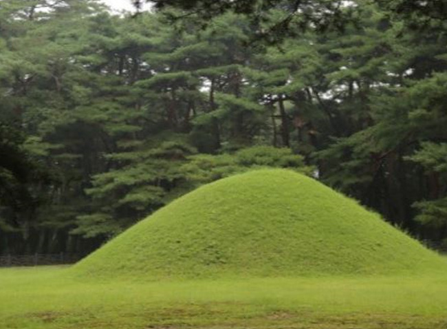 벌초가 잘된 묘 사진