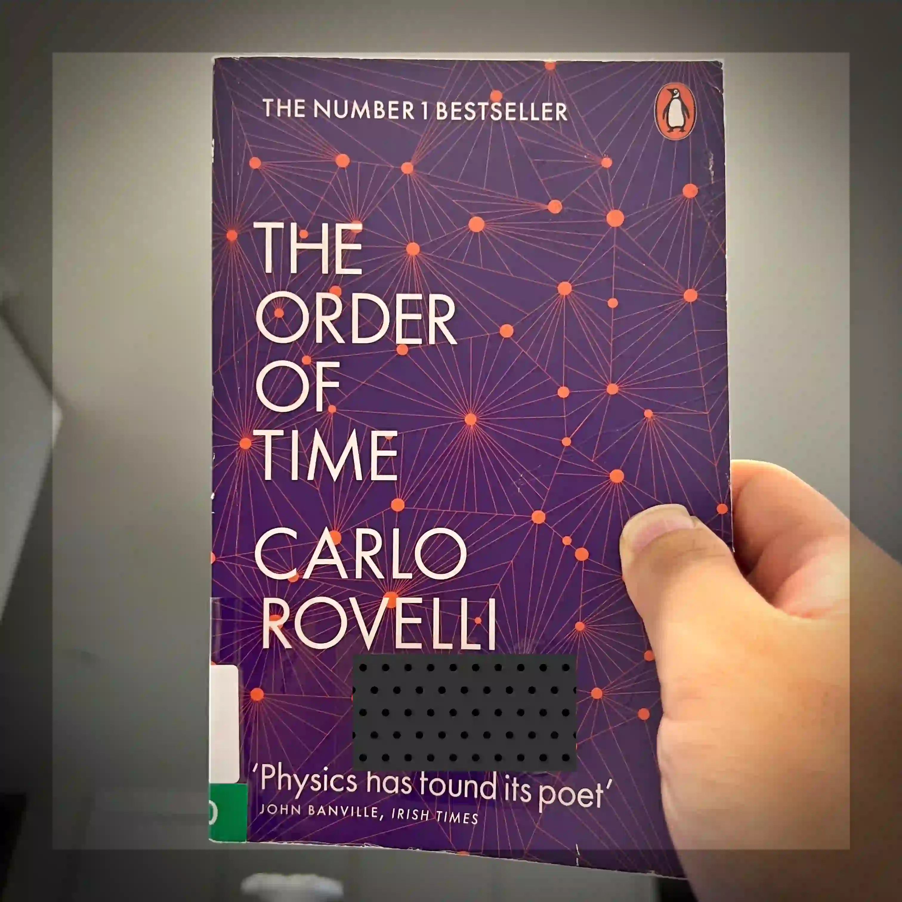 썸네일 - the order of time 책 표지