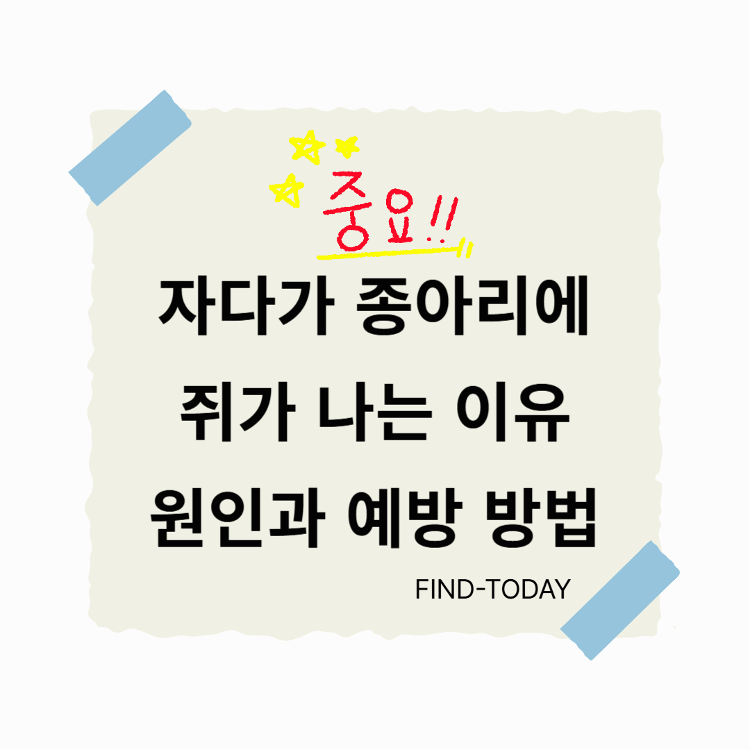 자다가 종아리에 쥐가 나는 이유, 원인과 예방 방법