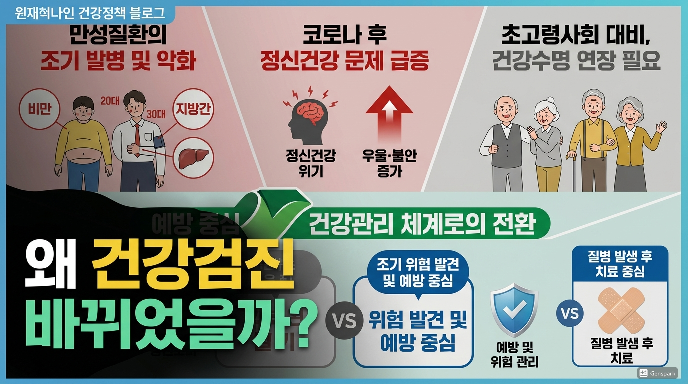 왜 건강검진 제도가 바뀌었을까?