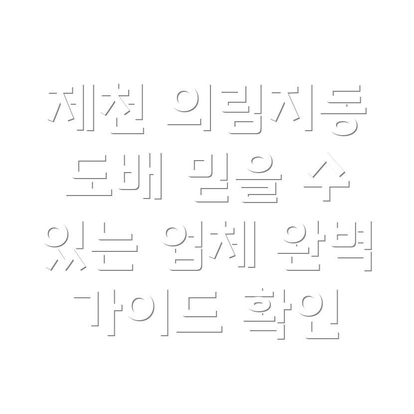 제천 의림지동 도배
